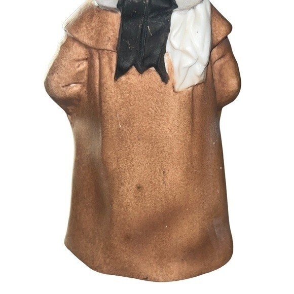 Lefton Vintage 1950s Porcelain Hand-painted Figurine Boy in Coat & Hat w/ Dog - Picture 11 of 14